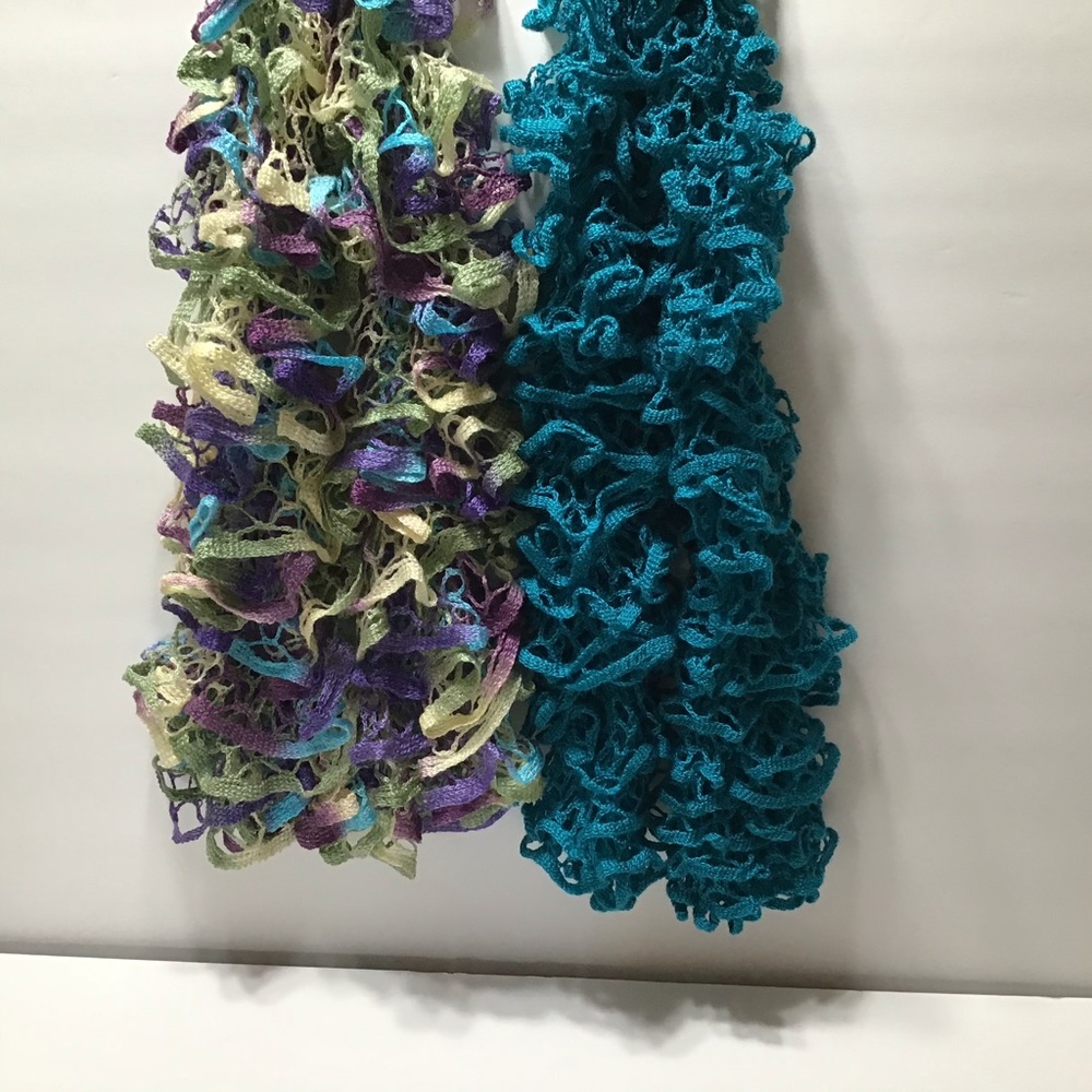 Bundle 2 for $10 Women’s Hand Made Knit Ruffle Scarves 2 for $10